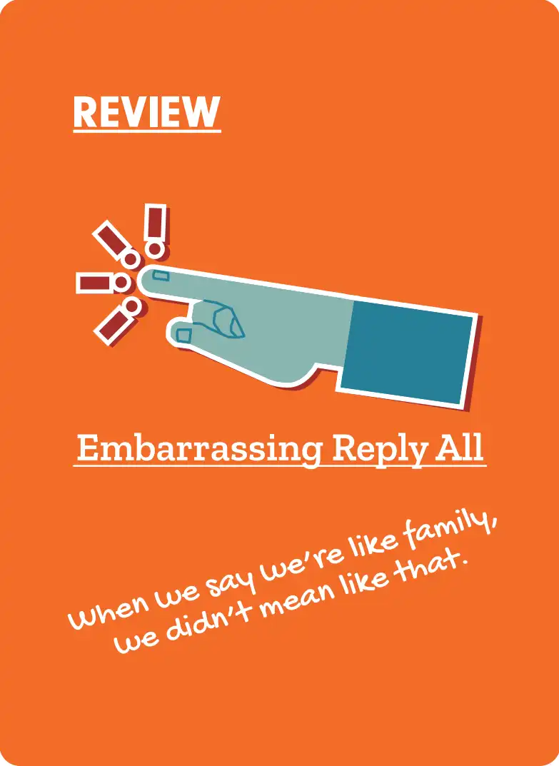 Performance Review: Embarrassing Reply All