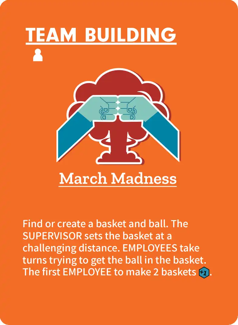 Team Building card